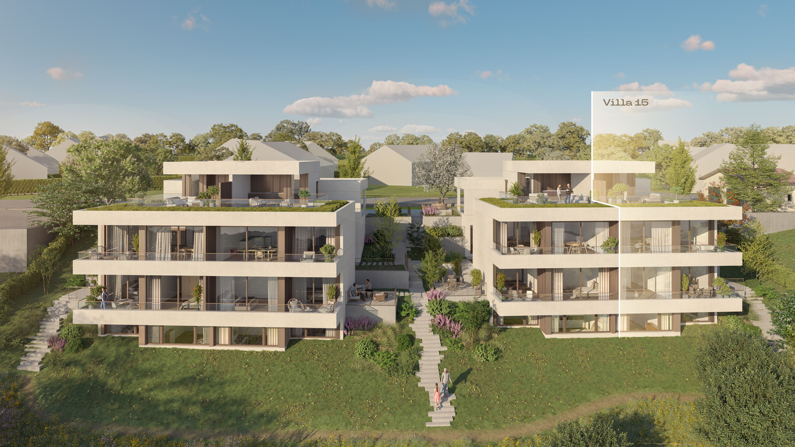 Villa 15 de la promotion immobilière "Les Toits du Rhône"