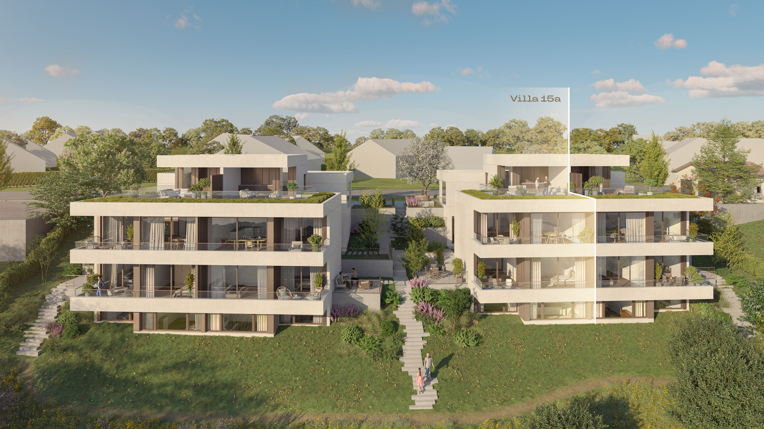 Villa 15a de la promotion immobilière "Les Toits du Rhône"