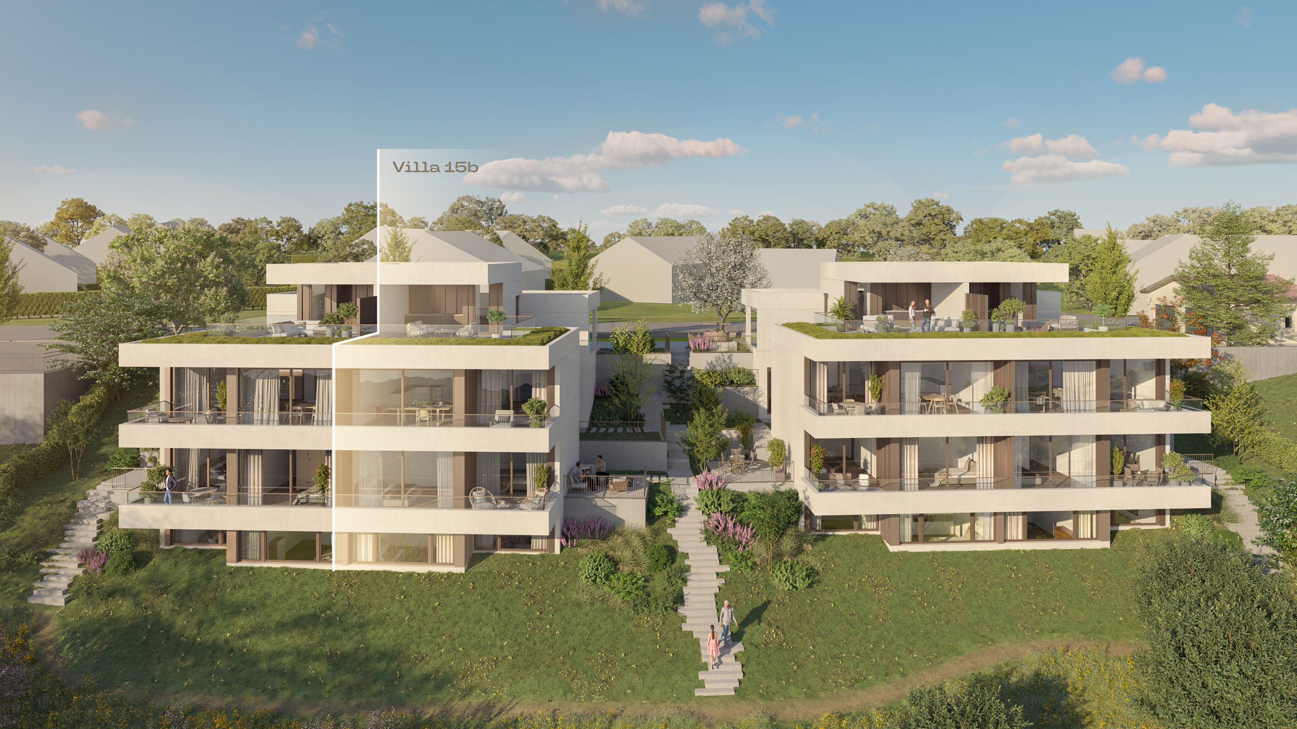 Villa 15b de la promotion immobilière "Les Toits du Rhône"
